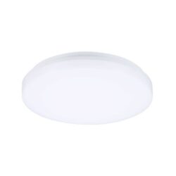 Plafonnier LED rond slim blanc IP54 2500 lm