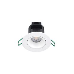Spot encastrable LED blanc 870 lm 3CCT IP44, en Aluminium et polycarbonate