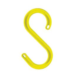 Crochet de sécurité CABLESAFE jaune, en PBT renforcé de verre