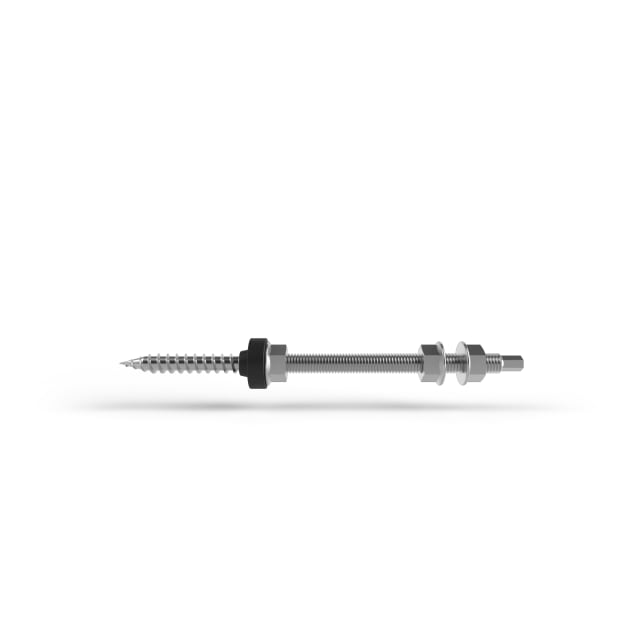 Schletter - Kit vis double filetage 10x200 assemblé - 110210-200 Schletter - Kit vis double filetage 10x200 assemblé - 110210-200