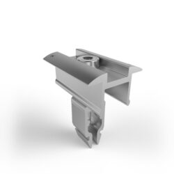 Schletter - Pince centrale Rapid16 30-40mm aluminium blanc - 131121-001