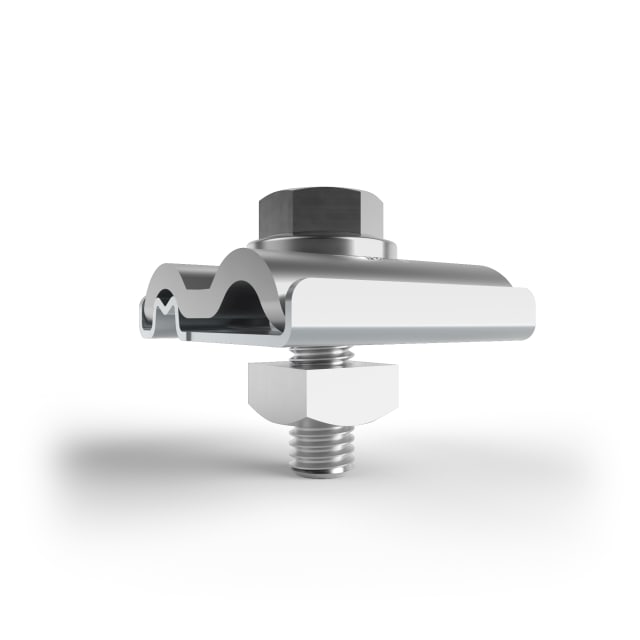 Schletter - Pince de mise à la terre et pince parafoudre pour 8mm - prémonté - 135003-002 Schletter - Pince de mise à la terre et pince parafoudre pour 8mm - prémonté - 135003-002