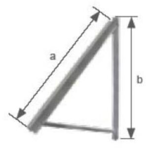 Schletter - Support de façade Lumière 1.3m kit faisceau - 156002-160
