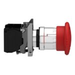 Schneider Automation - Arrêt d'urgence rouge Ø22 coup-de-poing Ø40 | tourner pour déverrouiller - XB4BS8444 – Image 4