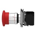 Schneider Automation - Arrêt d'urgence rouge Ø22 coup-de-poing Ø40 | tourner pour déverrouiller - XB4BS8444 – Image 6
