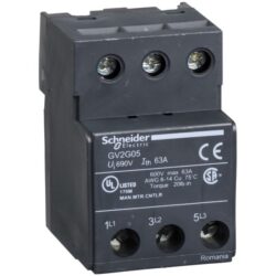 Détails visibles de Bornier encliquetable triphasé 63A 690V pour Borniers de répartition