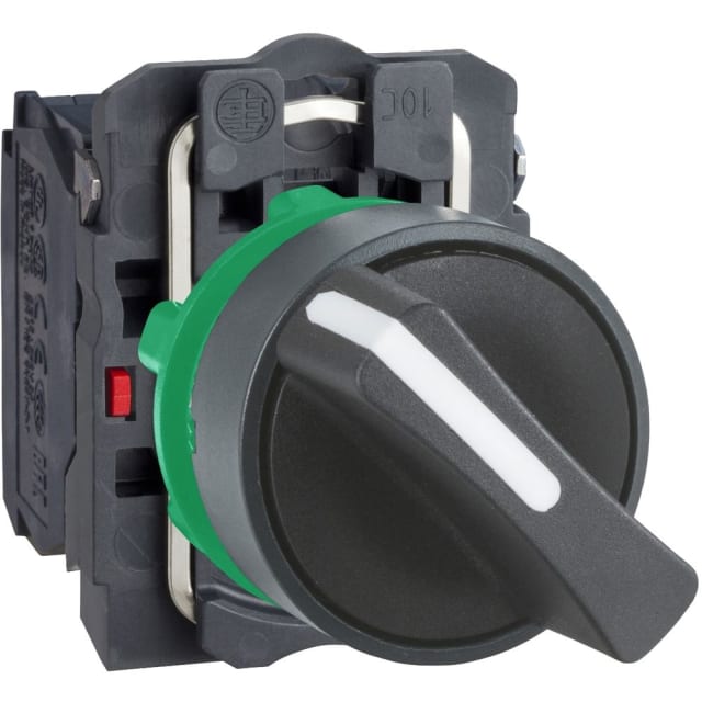 Schneider Automation - BOUTON TOURNANT NOIR DIAM 22 A MANETTE 2 POS. NO/NC - XB5AD25 Schneider Automation - BOUTON TOURNANT NOIR DIAM 22 A MANETTE 2 POS. NO/NC - XB5AD25