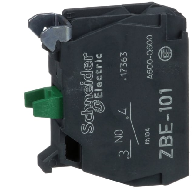 Schneider Automation - Bloc contact 1NO ZBE Ø22 | Bouton-poussoir - ZBE101 Schneider Automation - Bloc contact 1NO ZBE Ø22 | Bouton-poussoir - ZBE101