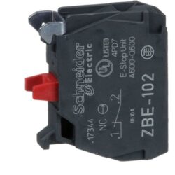 Schneider Automation - Bloc contact 1O ZBE Ø22 | Bouton-poussoir - ZBE102