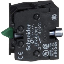Schneider Automation - Bloc de contact à rappel - 1NO - montage frontal - ZB2BE101