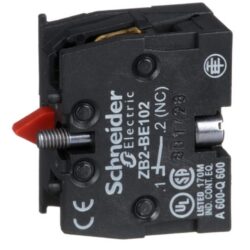 Schneider Automation - Bloc de contact à rappel - 1O - montage frontal - ZB2BE102