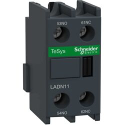Schneider Automation - Bloc de contacts auxiliaires - 1NO + 1NC - bornes à vis-étriers - LADN11