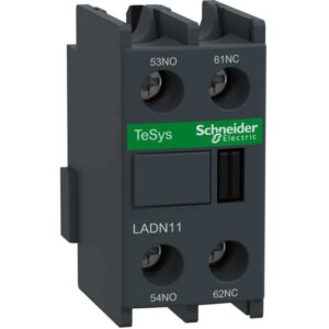 Schneider Automation - Bloc de contacts auxiliaires - 1NO + 1NC - bornes à vis-étriers - LADN11