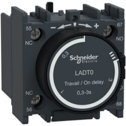 Schneider Automation - Bloc de contacts auxiliaires - 1NO + 1NC - bornes à vis-étriers - LADT0