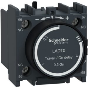 Schneider Automation - Bloc de contacts auxiliaires - 1NO + 1NC - bornes à vis-étriers - LADT0