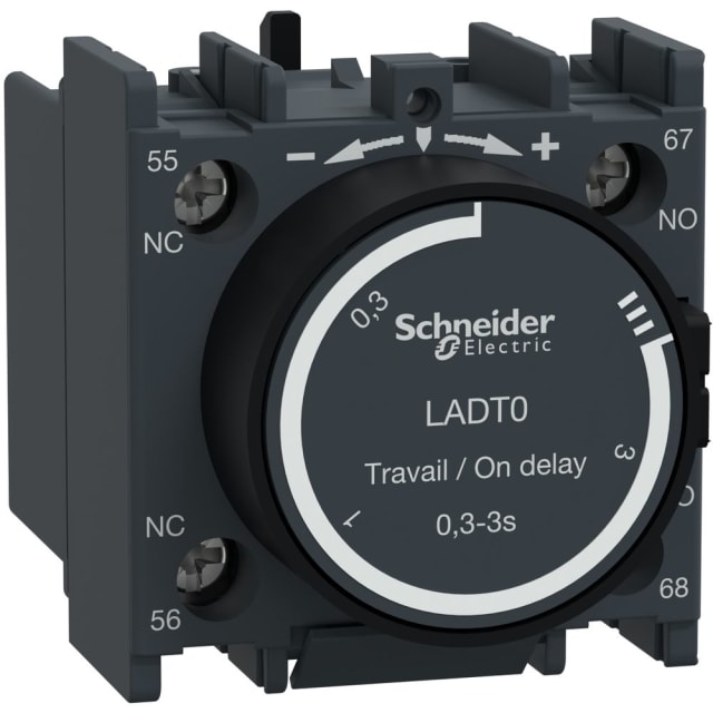Schneider Automation - Bloc de contacts auxiliaires - 1NO + 1NC - bornes à vis-étriers - LADT0 Schneider Automation - Bloc de contacts auxiliaires - 1NO + 1NC - bornes à vis-étriers - LADT0