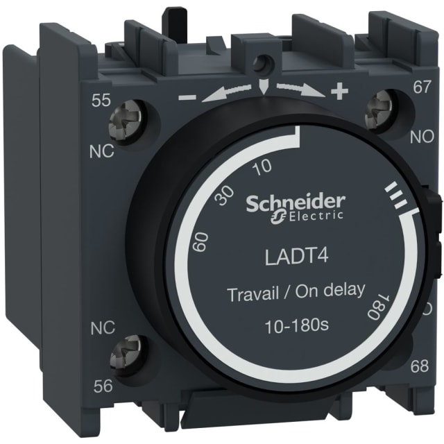 Schneider Automation - Bloc de contacts auxiliaires - 1NO + 1NC - bornes à vis-étriers - LADT4 Schneider Automation - Bloc de contacts auxiliaires - 1NO + 1NC - bornes à vis-étriers - LADT4