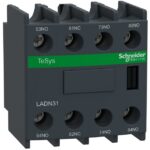 Schneider Automation - Bloc de contacts auxiliaires - 3NO + 1NC - bornes à vis-étriers - LADN31