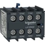 Schneider Automation - Bloc de contacts auxiliaires - 4NO + 0NC - bornes à vis-étriers - LA1KN40