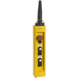 Schneider Automation - Boîte pendante XAC-B - 4 poussoirs 1 Arrêt d'urgence - XACB4933