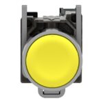 Schneider Automation - Bouton-poussoir jaune Ø22 - à impulsion affleurant - 1F - XB4BA51 – Image 3