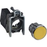Schneider Automation - Bouton-poussoir jaune Ø22 - à impulsion affleurant - 1F - XB4BA51 – Image 7