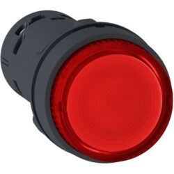 Schneider Automation - Bouton poussoir lumineux à impulsion - LED -1NO - rouge - 230V - XB7NW34M1