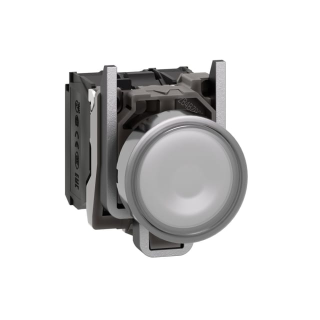 Schneider Automation - Bouton-poussoir lumineux blanc Ø22 - à impulsion affleurant - 240V - 1O+1F - XB4BW31M5 Schneider Automation - Bouton-poussoir lumineux blanc Ø22 - à impulsion affleurant - 240V - 1O+1F - XB4BW31M5