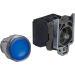 Schneider Automation - Bouton-poussoir lumineux bleu Ø22 - à impulsion affleurant - 24V - 1O+1F - XB4BW36B5 – Image 13