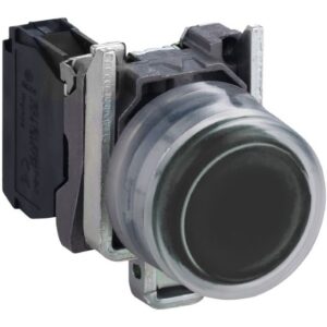 Schneider Automation - Bouton-poussoir noir Ø22 - à impulsion - 1F - XB4BP21