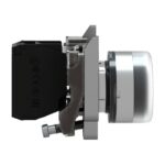 Schneider Automation - Bouton-poussoir noir Ø22 - à impulsion - 1F - XB4BP21 – Image 5