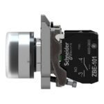 Schneider Automation - Bouton-poussoir noir Ø22 - à impulsion - 1F - XB4BP21 – Image 7