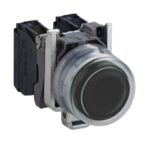 Schneider Automation - Bouton-poussoir noir Ø22 - à impulsion - 1F - XB4BP21 – Image 10