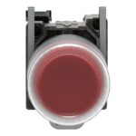 Schneider Automation - Bouton-poussoir rouge Ø22 - à impulsion - 1O - XB4BP42 – Image 2