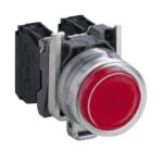 Schneider Automation - Bouton-poussoir rouge Ø22 - à impulsion - 1O - XB4BP42 – Image 8
