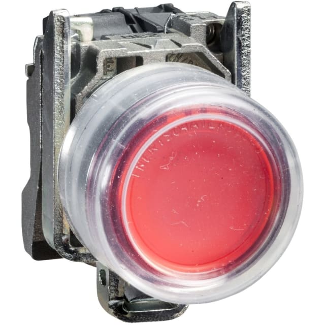 Schneider Automation - Bouton-poussoir rouge Ø22 - à impulsion - 1O - XB4BP42 Schneider Automation - Bouton-poussoir rouge Ø22 - à impulsion - 1O - XB4BP42