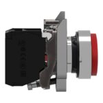 Schneider Automation - Bouton-poussoir rouge Ø22 - à impulsion dépassant - 1O - XB4BL42 – Image 4