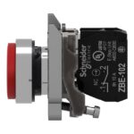 Schneider Automation - Bouton-poussoir rouge Ø22 - à impulsion dépassant - 1O - XB4BL42 – Image 6