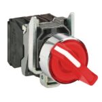 Schneider Automation - Bouton tournant lumineux rouge Ø22 - à manette - 2 positions - 24V - 1O+1F - XB4BK124B5 – Image 7