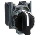 Schneider Automation - Bouton tournant noir Ø22 - à manette - 3 positions - 2F - XB4BD53