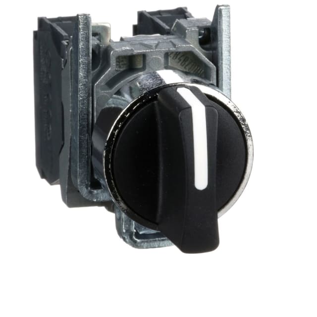 Schneider Automation - Bouton tournant noir Ø22 - à manette - 3 positions - 2F - XB4BD53 Schneider Automation - Bouton tournant noir Ø22 - à manette - 3 positions - 2F - XB4BD53