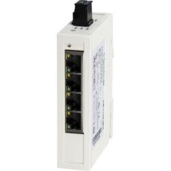 Switch Ethernet manageable Lite 4 ports cuivre, montage DIN rail (Top hat 35mm)