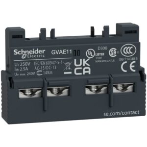 Schneider Automation - Contact Auxiliaire 1NO+1NC | Accessoires dijoncteur GV2 - GVAE11