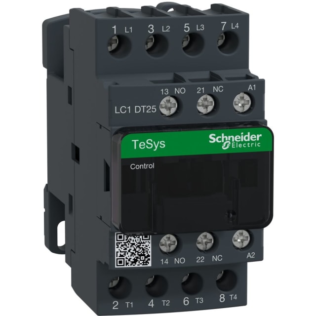 Schneider Automation - Contacteur 25A AC-1 - 4P 1NO 1NC - 230V AC 50...60Hz - LC1DT25P7 Schneider Automation - Contacteur 25A AC-1 - 4P 1NO 1NC - 230V AC 50...60Hz - LC1DT25P7