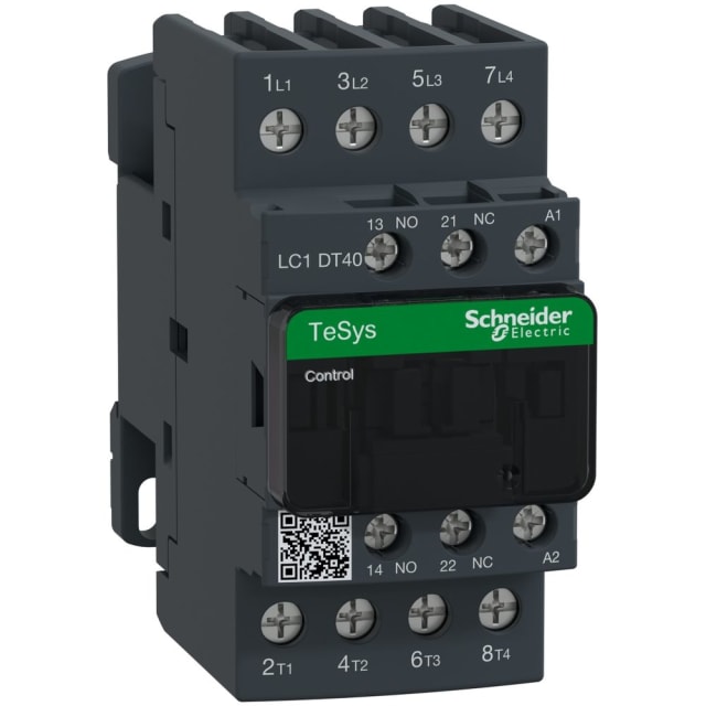 Schneider Automation - Contacteur 40A AC-1 - 4P 1NO 1NC - 230V AC 50...60Hz - LC1DT40P7 Schneider Automation - Contacteur 40A AC-1 - 4P 1NO 1NC - 230V AC 50...60Hz - LC1DT40P7