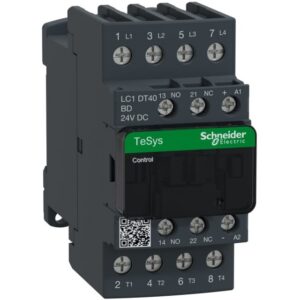 Schneider Automation - Contacteur 40A AC-1 - 4P 1NO 1NC - 24V DC - LC1DT40BD