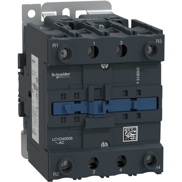 Schneider Automation - Contacteur 60A AC-1 - 4P (2NO + 2NC) - 48V AC 50...60Hz - LC1D40008E7 Schneider Automation - Contacteur 60A AC-1 - 4P (2NO + 2NC) - 48V AC 50...60Hz - LC1D40008E7