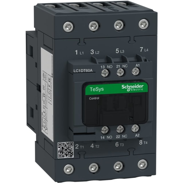 Schneider Automation - Contacteur EVERLINK 4P AC1 440V 60A avec bobine 230V AC - LC1DT60AP7 Schneider Automation - Contacteur EVERLINK 4P AC1 440V 60A avec bobine 230V AC - LC1DT60AP7