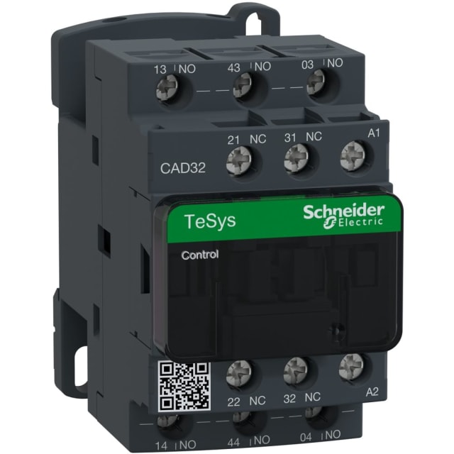 Schneider Automation - Contacteur auxiliaire - 3NO + 2NC - 10A - 110V 50...60Hz AC - CAD32F7 Schneider Automation - Contacteur auxiliaire - 3NO + 2NC - 10A - 110V 50...60Hz AC - CAD32F7