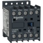 Schneider Automation - Contacteur auxiliaire - 4NO + 0NC - 10A - 24V DC - CA3KN40BD